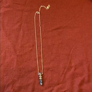 Stella & Dot Legend gold and black necklace